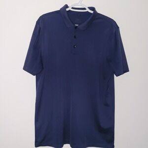Nike Golf Dri-Fit Polo Men's Size Large Navy Blue Standard Fit